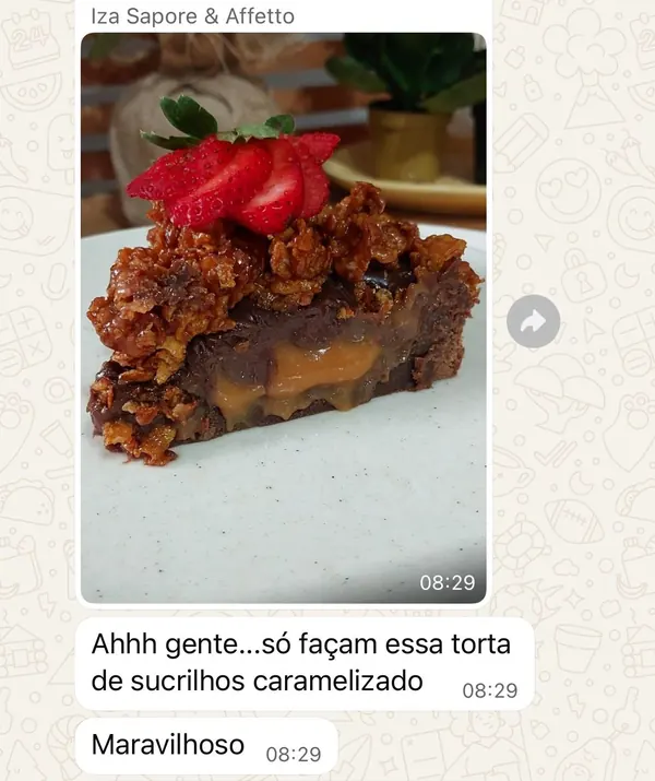 Depoimento de aluna do método Uma Base Mil Brownies
