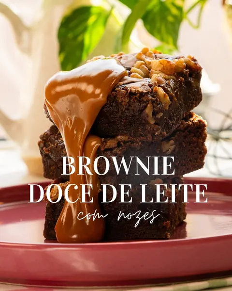 Brownie sabor Doce de Leite