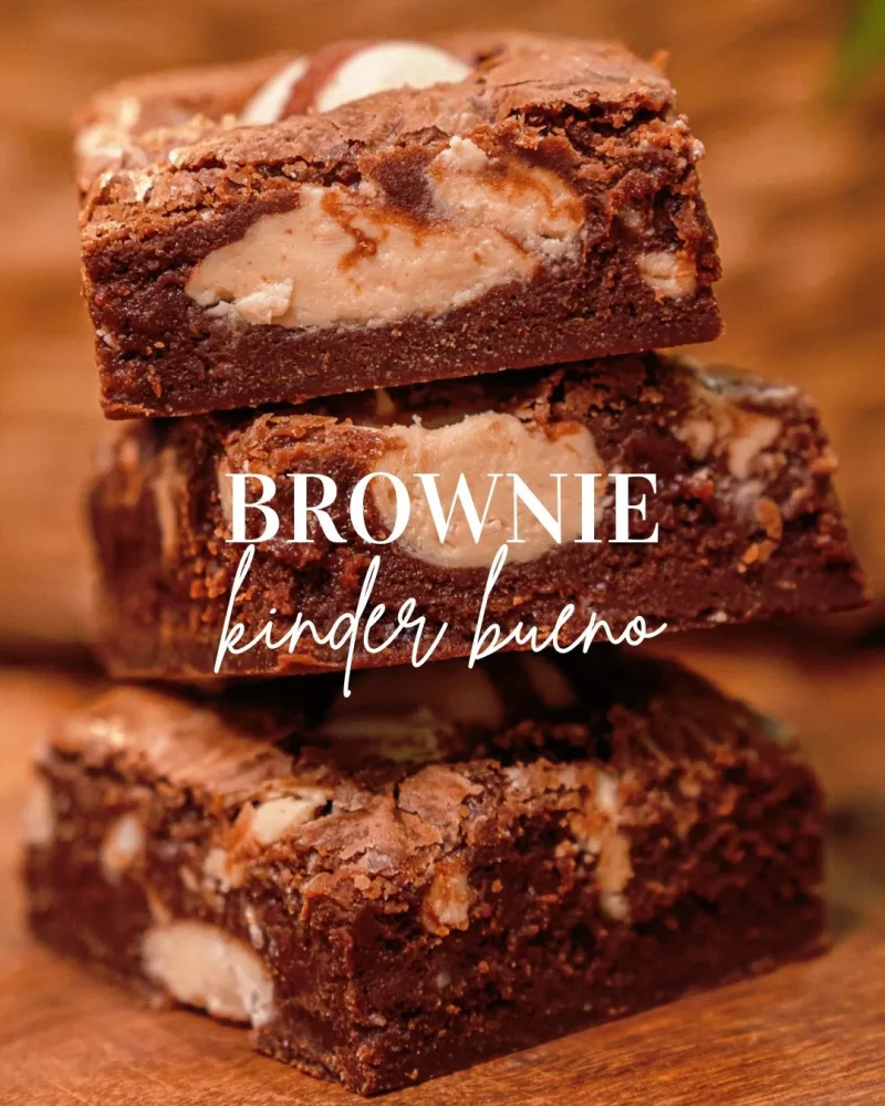 Brownie sabor Kinder Bueno