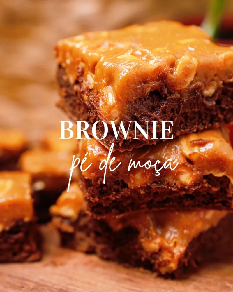 Brownie sabor Pé de Moça
