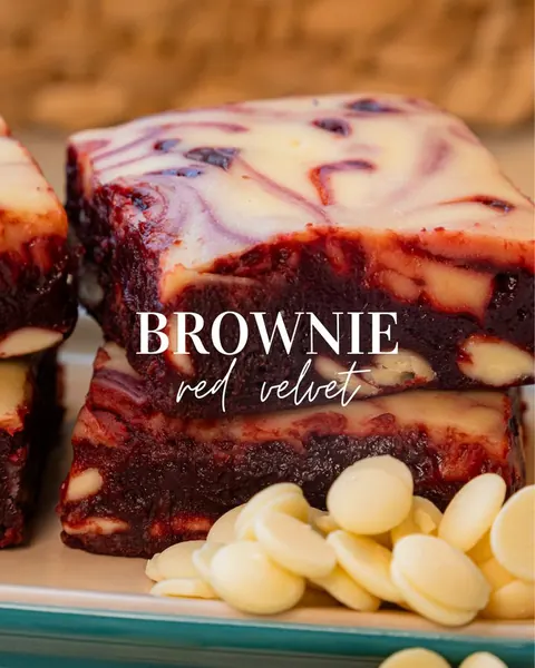 Brownie sabor Red Velvet