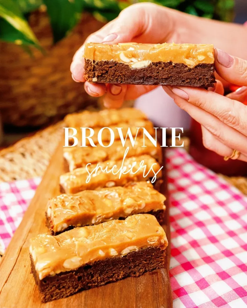Brownie sabor Snickers