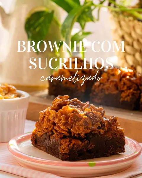Brownie sabor Sucrilhos